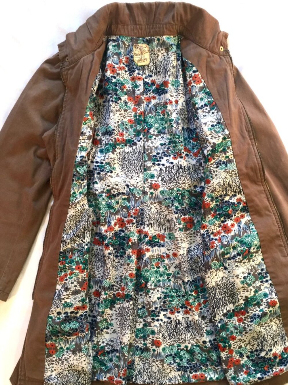 Tulle Anorak Style Cotton Jacket Medium - Picture 2 of 4